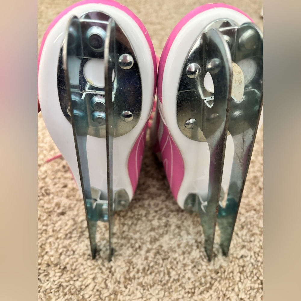 Starglide Girls Double Runner Figure Ice Skate Pink & White - Jr12 - Picture 5 of 6